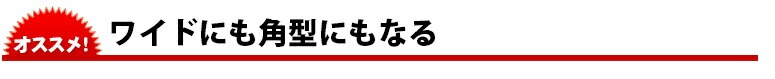 両サイドのポケットが伸縮式