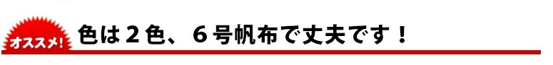 6号帆布雲型付略式3本入起毛撥水デラックス